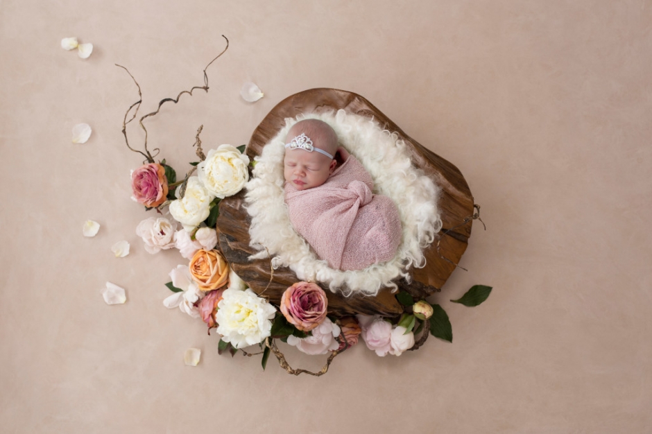 Newborn Spring Lindsey Clare Photography